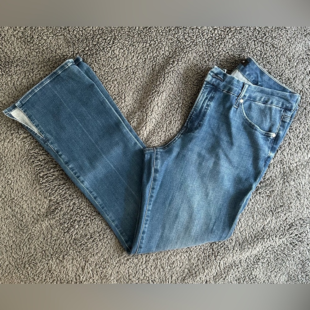 EUC! Express FlexX Skyscraper Hyperstretch Jeans | Lg (12/14/16) short